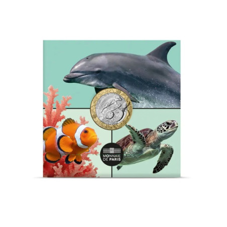 Monnaie de Paris 2026-Collection complète « Les Animaux du monde » – 6 monnaies de 5€ + boîte de rangement – Millésime 2026