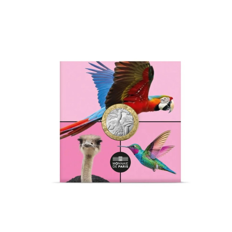 Monnaie de Paris 2026-Collection complète « Les Animaux du monde » – 6 monnaies de 5€ + boîte de rangement – Millésime 2026