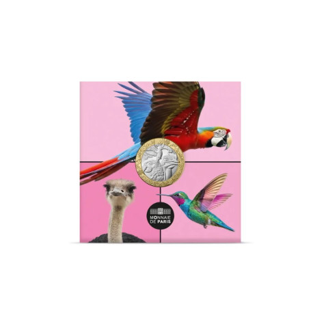 Monnaie de Paris 2026-Collection complète « Les Animaux du monde » – 6 monnaies de 5€ + boîte de rangement – Millésime 2026