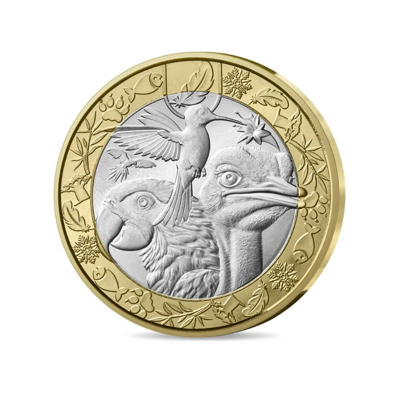 Monnaie de Paris 2026-Collection complète « Les Animaux du monde » – 6 monnaies de 5€ + boîte de rangement – Millésime 2026