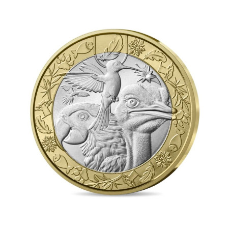 Monnaie de Paris 2026-Collection complète « Les Animaux du monde » – 6 monnaies de 5€ + boîte de rangement – Millésime 2026