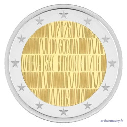 Croatie 2026 - 2 euro commémorative - Radio et de la télévision