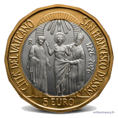 Vatican 2026 - Série BU - Euro Série Complète + 5 euro