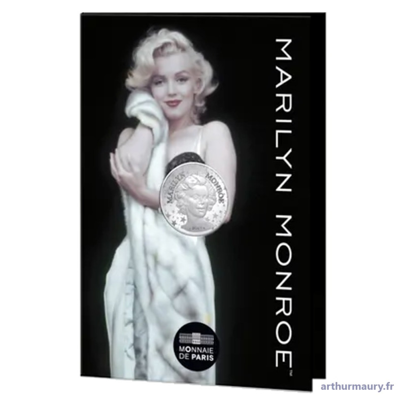 Monnaie de Paris 2026- Pièce de collection - Marilyn Monroe de 10€ Argent