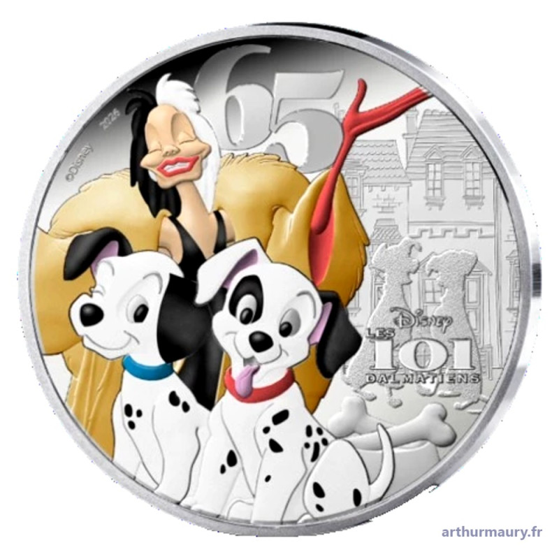 France 2026 - 10 euros - Disney Les 101 Dalmatiens - photo 4