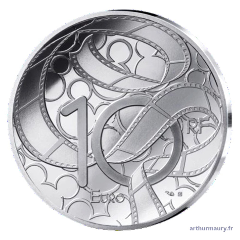 France 2026 - 10 euros - Argent Winnie Colorisée Disney - revers