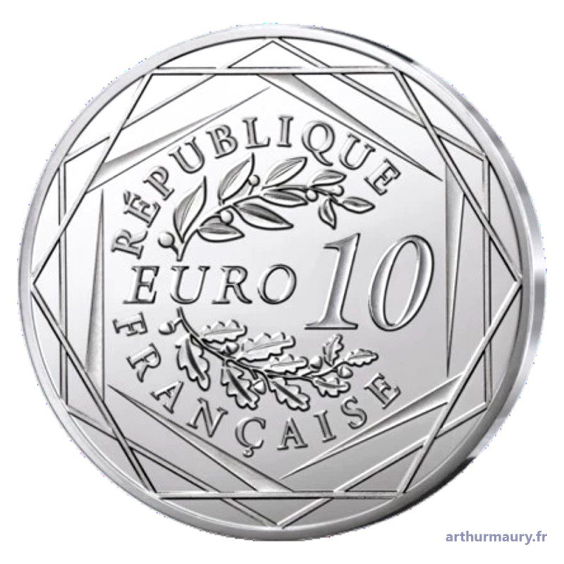 France 2026 - 10 euros - Alice au Pays des Merveilles - revers