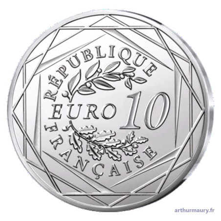 France 2026 - 10 euros - Alice au Pays des Merveilles - revers