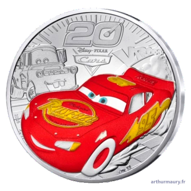 France 2026 - 10 euros - Disney Pixar Cars - avers