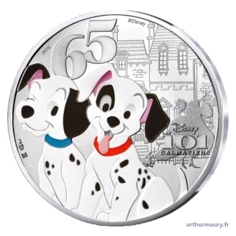 France 2026 - 10 euros - Les 101 Dalmatiens - avers