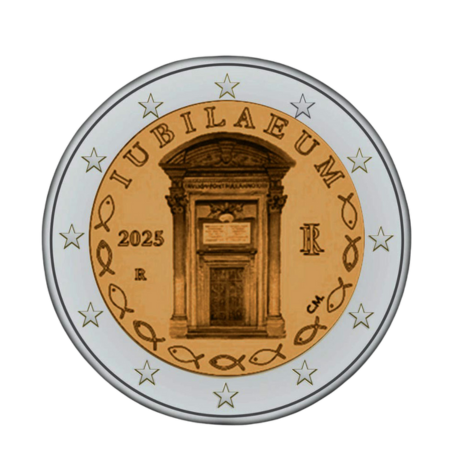 Italie 2025 - 2 euro commémorative - Jubilé - Rouleau de 25 pièces