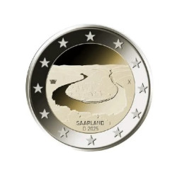 Allemagne 2025 - 2 euro commémorative - Saarland - Rouleau de 25 pièces