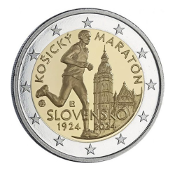 Slovaquie 2024 - 2 euro commémorative « Marathon » - Rouleau de 25 pièces