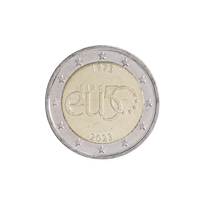 Irlande 2023 - 2 euro commémorative -50ème Anniversaire de l-adhésion à l-UE - Rouleau de 25 pièces