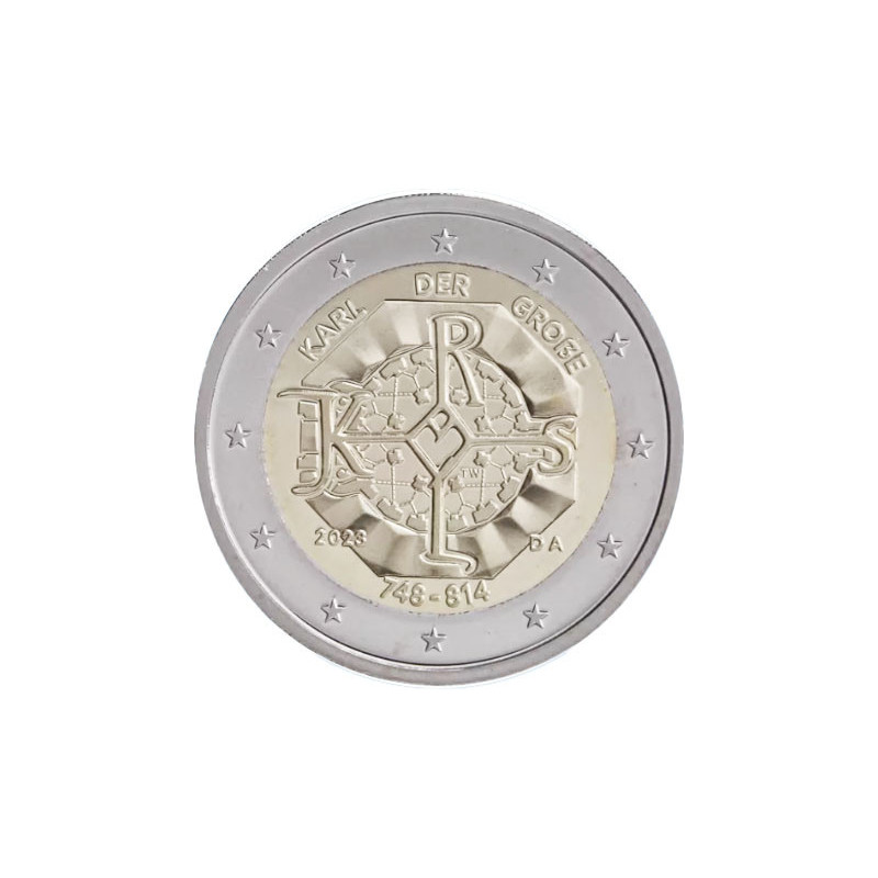 Allemagne 2023 - 2 euro commémorative Charlemagne - Rouleau de 25 pièces