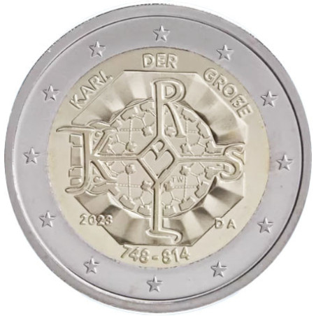 Allemagne 2023 - 2 euro commémorative Charlemagne - Rouleau de 25 pièces