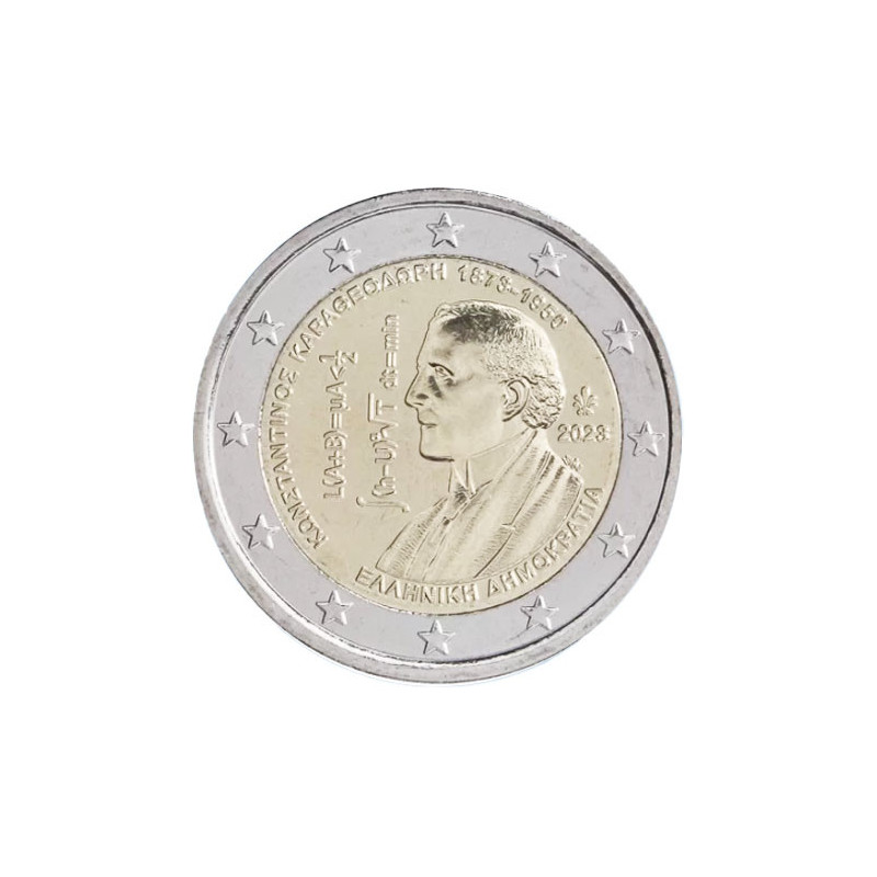 Grèce 2023 - 2 euro commémorative - Constantin Carathéodory - Rouleau de 25 pièces