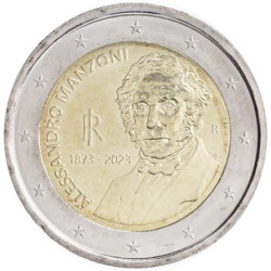 Italie 2023 - 2 euro commémorative Alessandro Manzoni - Rouleau de 25 pièces