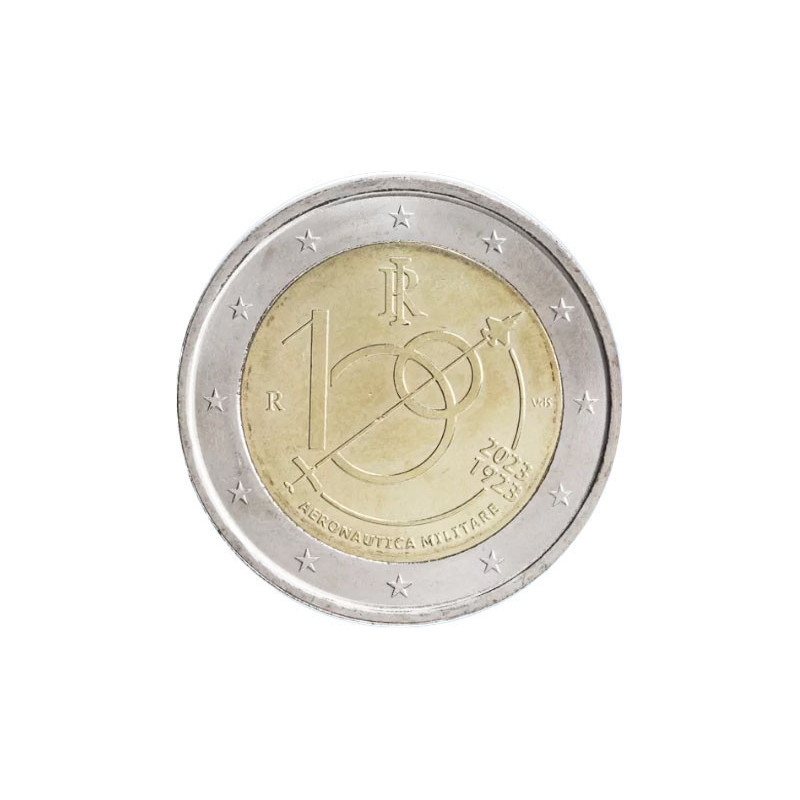 Italie  2023 - 2 euro commémorative Aeronotica - Rouleau de 25 pièces
