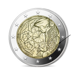 Espagne 2022 - 2 euro commémorative Erasmus - Rouleau de 25 pièces