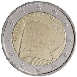 Estonie 2022 - 2 euro commémorative Littérature - Rouleau de 25 pièces
