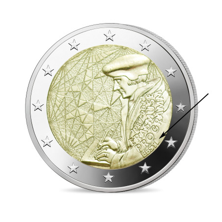 Estonie 2022 - 2 euro commémorative Erasmus - Rouleau de 25 pièces