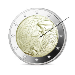 Italie 2022 - 2 euro commémorative Erasmus - Rouleau de 25 pièces