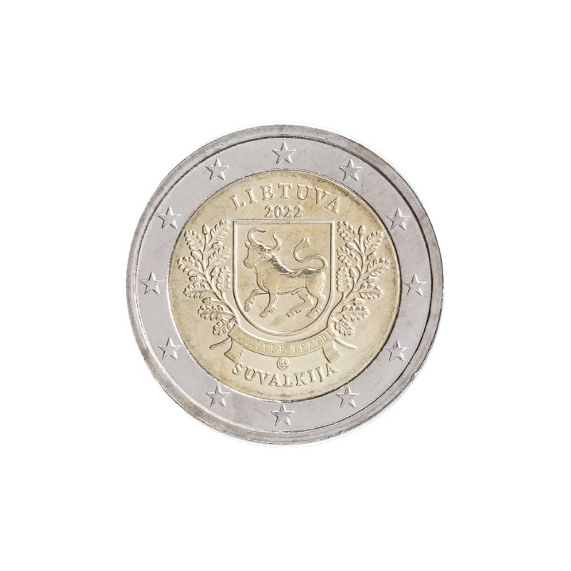Lituanie 2022 - 2 euro commémorative Suvalkija - Rouleau de 25 pièces