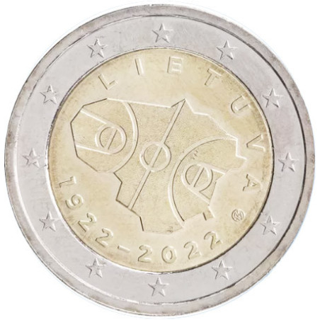 Lituanie 2022 - 2 euro commémorative Basket - Rouleau de 25 pièces