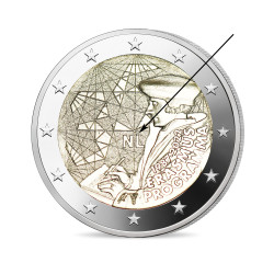 Pays-Bas 2022 - 2 euro commémorative Erasmus - Rouleau de 25 pièces