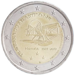 Portugal 2022 - 2 euro commémorative Portugal 2022 Aviation - Rouleau de 25 pièces