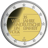 Allemagne 2025 - 2 euro commémorative - Réunification - Rouleau de 25 pièces