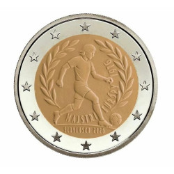 Slovaquie 2026- 2 euro commémorative « football » - Rouleau de 25 pièces