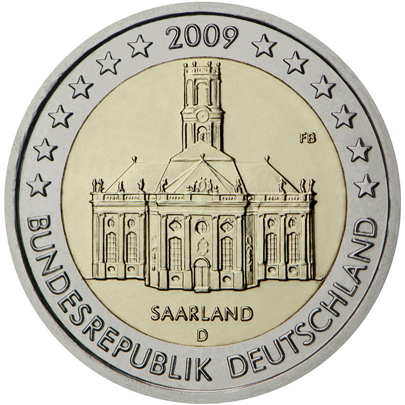 Allemagne 2009 - 2 euro commémorative - Rouleau de 25 pièces