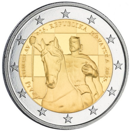 Croatie 2025 - Tomislav Ier et les 1100 ans du Royaume de Croatie - Rouleau de 25 pièces