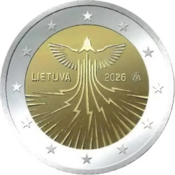Lituanie 2026- 2 euro commémorative - Energie - Rouleau de 25 pièces
