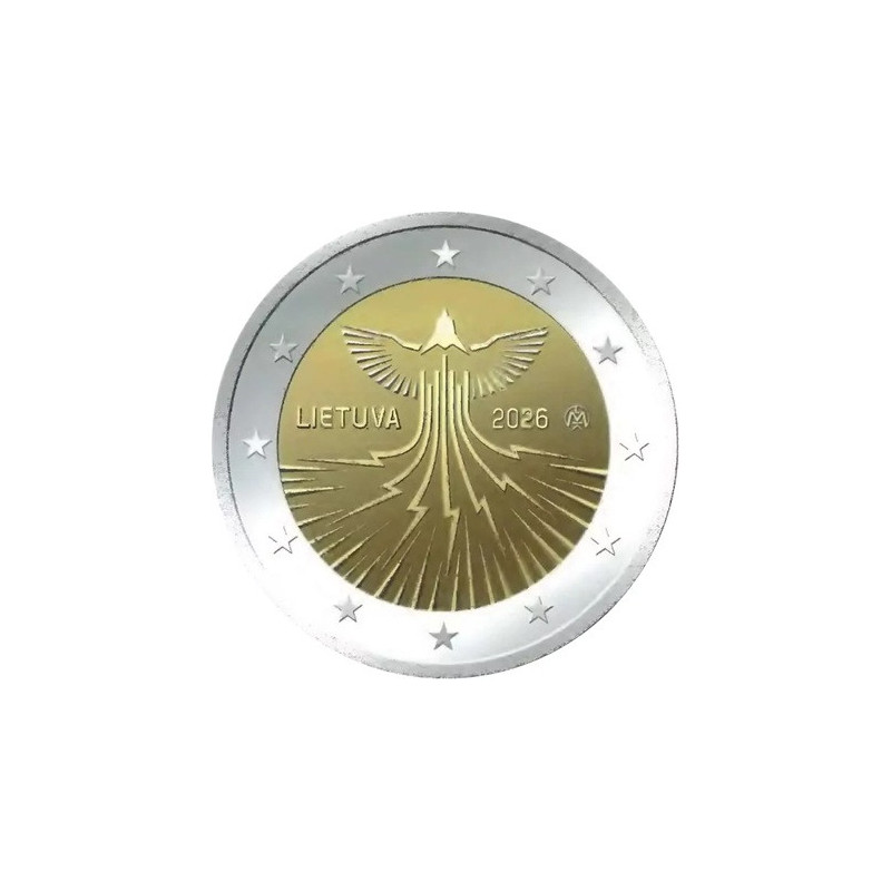 Lituanie 2026- 2 euro commémorative - Energie - Rouleau de 25 pièces