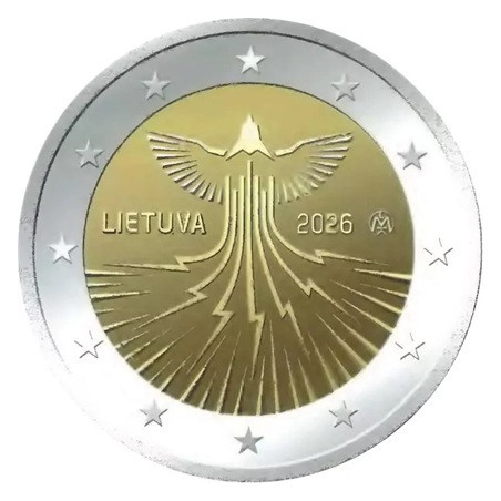 Lituanie 2026- 2 euro commémorative - Energie - Rouleau de 25 pièces