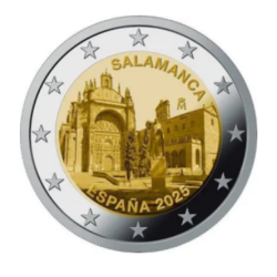 Espagne 2025 - 2 euro commémorative - Salamanca - Rouleau de 25 pièces