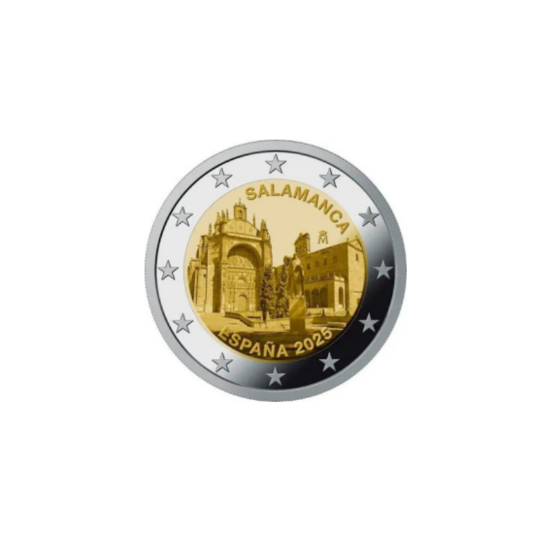 Espagne 2025 - 2 euro commémorative - Salamanca - Rouleau de 25 pièces