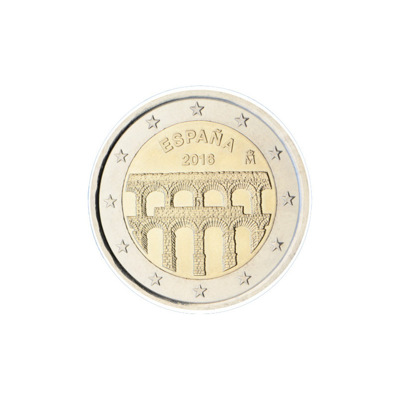 Espagne 2016 - 2 euro commémorative SEGOVIA - Rouleau de 25 pièces