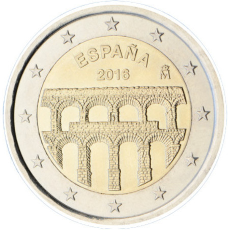 Espagne 2016 - 2 euro commémorative SEGOVIA - Rouleau de 25 pièces