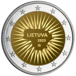 Lituanie 2025 - 2 euro commémorative -Défense - Rouleau de 25 pièces