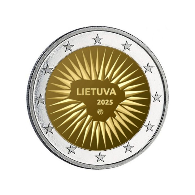 Lituanie 2025 - 2 euro commémorative -Défense - Rouleau de 25 pièces