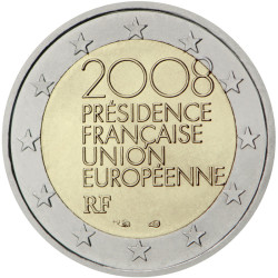 France 2008 - 2 euro commémorative - Rouleau de 25 pièces