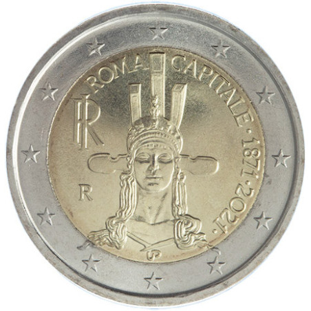Italie 2021 - 2 euro commémorative Rome - Rouleau de 25 pièces