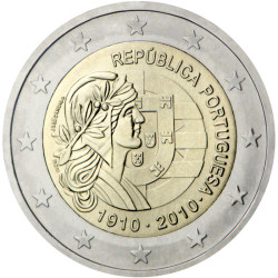 Portugal 2010 - 2 euro commémorative - Rouleau de 25 pièces