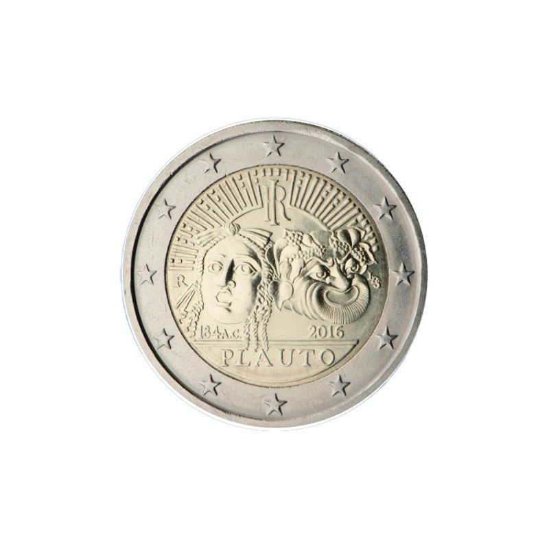 Italie 2016 - 2 euro commémorative Plaute - Rouleau de 25 pièces