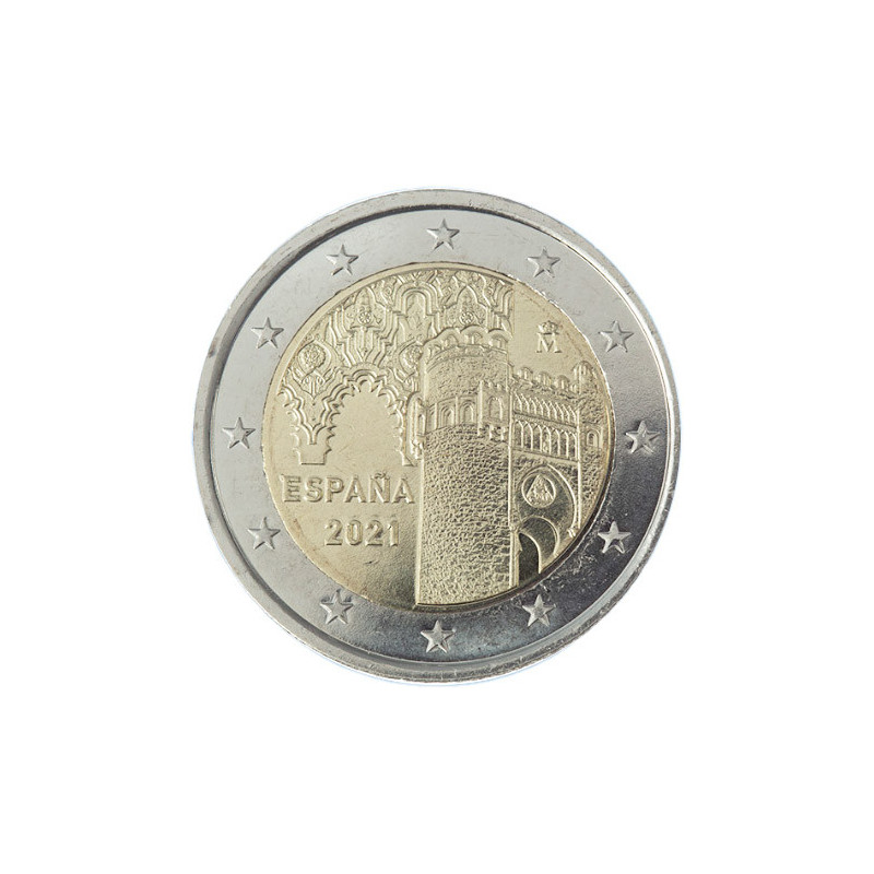 Espagne 2021 - 2 euro commémorative Tolede - Rouleau de 25 pièces