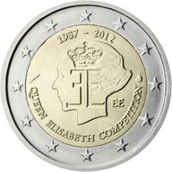 Belgique 2012 - 2 euro commémorative - Rouleau de 25 pièces